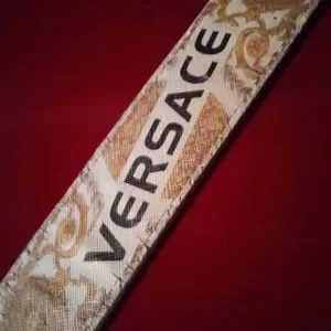 Versace | Accessories | Gold Medusa Medallion Versace Cream  display picture 2